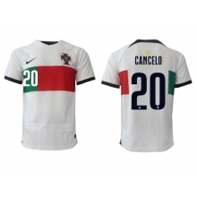 Portugal Joao Cancelo #20 Away Stadium Replica Jersey World Cup 2022 Short Sleeves