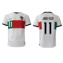 Portugal Joao Felix #11 Away Stadium Replica Jersey World Cup 2022 Short Sleeves