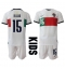 Portugal Rafael Leao #15 Away Stadium Replica Jersey Kids World Cup 2022 Short Sleeves (+ pants)