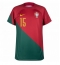 Portugal Rafael Leao #15 Home Stadium Replica Jersey World Cup 2022 Short Sleeves