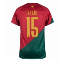 Portugal Rafael Leao #15 Home Stadium Replica Jersey World Cup 2022 Short Sleeves