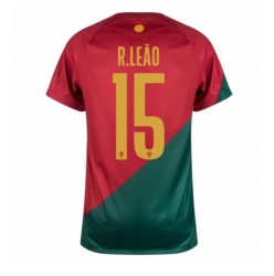 Portugal Rafael Leao #15 Home Stadium Replica Jersey World Cup 2022 Short Sleeves