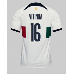 Portugal Vitinha #16 Away Stadium Replica Jersey World Cup 2022 Short Sleeves