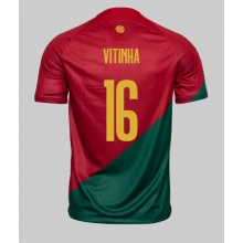 Portugal Vitinha #16 Home Stadium Replica Jersey World Cup 2022 Short Sleeves