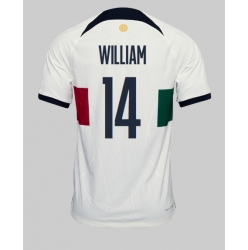 Portugal William Carvalho #14 Away Stadium Replica Jersey World Cup 2022 Short Sleeves