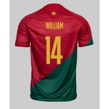 Portugal William Carvalho #14 Home Stadium Replica Jersey World Cup 2022 Short Sleeves