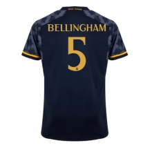 Real Madrid Jude Bellingham #5 Away Stadium Replica Jersey 2023-24 Short Sleeves