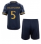 Real Madrid Jude Bellingham #5 Away Stadium Replica Jersey Kids 2023-24 Short Sleeves (+ pants)