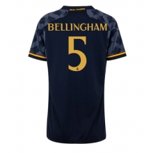 Real Madrid Jude Bellingham #5 Away Stadium Replica Jersey Women 2023-24 Short Sleeves