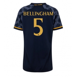 Real Madrid Jude Bellingham #5 Away Stadium Replica Jersey Women 2023-24 Short Sleeves