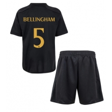 Real Madrid Jude Bellingham #5 Third Stadium Replica Jersey Kids 2023-24 Short Sleeves (+ pants)