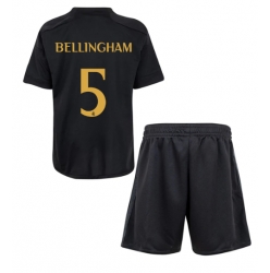 Real Madrid Jude Bellingham #5 Third Stadium Replica Jersey Kids 2023-24 Short Sleeves (+ pants)