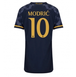 Real Madrid Luka Modric #10 Away Stadium Replica Jersey Women 2023-24 Short Sleeves