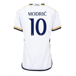 Real Madrid Luka Modric #10 Home Stadium Replica Jersey Women 2023-24 Short Sleeves