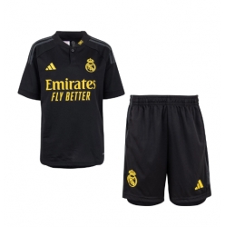 Real Madrid Third Stadium Replica Jersey Kids 2023-24 Short Sleeves (+ pants)