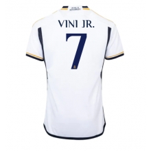 Real Madrid Vinicius Junior #7 Home Stadium Replica Jersey 2023-24 Short Sleeves