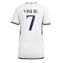 Real Madrid Vinicius Junior #7 Home Stadium Replica Jersey Women 2023-24 Short Sleeves