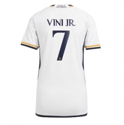 Real Madrid Vinicius Junior #7 Home Stadium Replica Jersey Women 2023-24 Short Sleeves