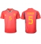 Spain Sergio Busquets #5 Home Stadium Replica Jersey World Cup 2022 Short Sleeves