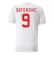 Switzerland Haris Seferovic #9 Away Stadium Replica Jersey World Cup 2022 Short Sleeves