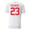 Switzerland Xherdan Shaqiri #23 Away Stadium Replica Jersey World Cup 2022 Short Sleeves