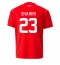 Switzerland Xherdan Shaqiri #23 Home Stadium Replica Jersey World Cup 2022 Short Sleeves