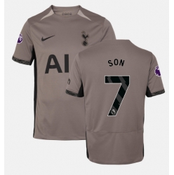 Tottenham Hotspur Son Heung-min #7 Third Stadium Replica Jersey 2023-24 Short Sleeves