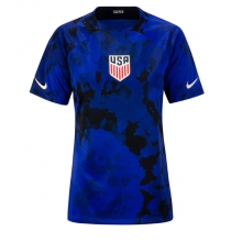 United States Away Stadium Replica Jersey Women World Cup 2022 Short Sleeves