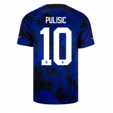 United States Christian Pulisic #10 Away Stadium Replica Jersey World Cup 2022 Short Sleeves