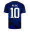 United States Christian Pulisic #10 Away Stadium Replica Jersey World Cup 2022 Short Sleeves