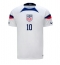 United States Christian Pulisic #10 Home Stadium Replica Jersey World Cup 2022 Short Sleeves