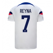 United States Giovanni Reyna #7 Home Stadium Replica Jersey World Cup 2022 Short Sleeves