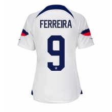 United States Jesus Ferreira #9 Home Stadium Replica Jersey Women World Cup 2022 Short Sleeves