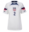 United States Sergino Dest #2 Home Stadium Replica Jersey Women World Cup 2022 Short Sleeves