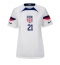 United States Timothy Weah #21 Home Stadium Replica Jersey Women World Cup 2022 Short Sleeves