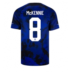 United States Weston McKennie #8 Away Stadium Replica Jersey World Cup 2022 Short Sleeves