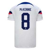 United States Weston McKennie #8 Home Stadium Replica Jersey World Cup 2022 Short Sleeves