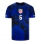 United States Yunus Musah #6 Away Stadium Replica Jersey World Cup 2022 Short Sleeves