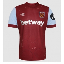 West Ham United Home Stadium Replica Jersey 2023-24 Short Sleeves